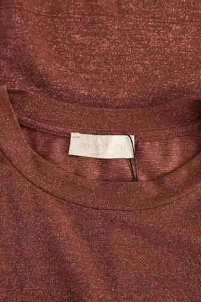 T-shirt Momoni Bordeaux en Polyester
