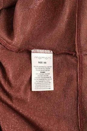 T-shirt Momoni Bordeaux en Polyester