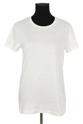 T-shirt Moncler Blanc en Coton, taille M - Seconde Main