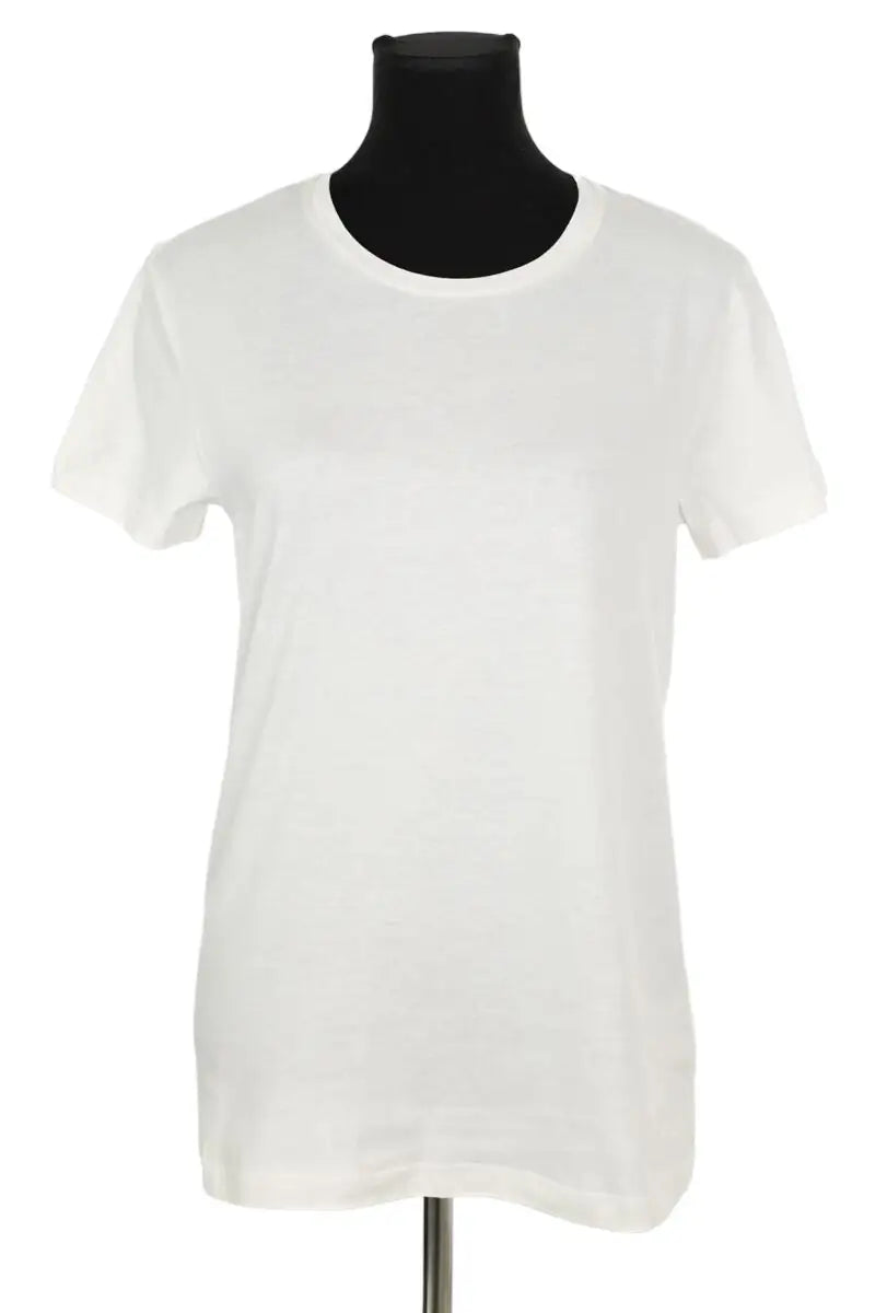 T-shirt Moncler Blanc en Coton, taille M - Seconde Main