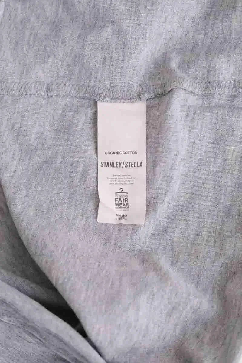 T-shirt Moon Society Gris en Coton