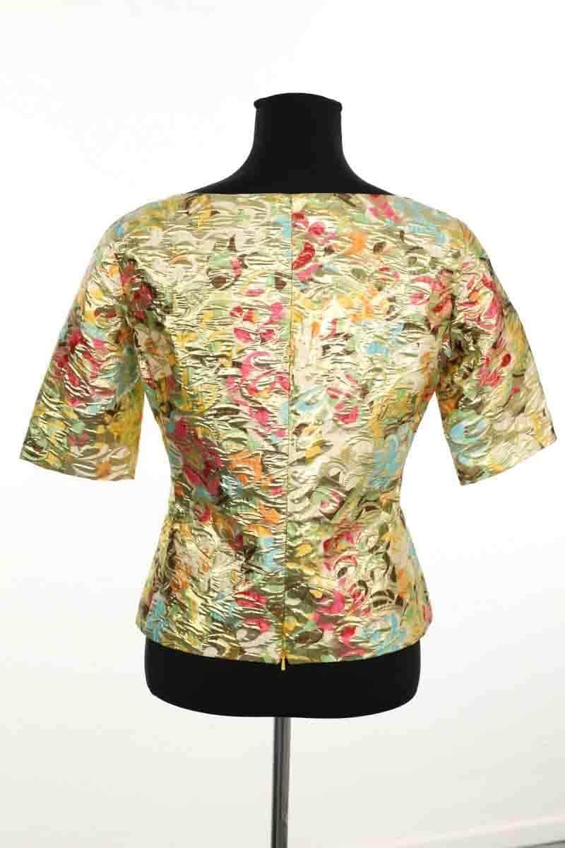 T-shirt Moschino Jaune en Synthétique
