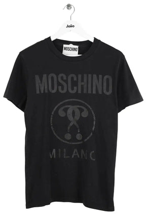 T-shirt Moschino Noir en Coton, taille L - Seconde Main