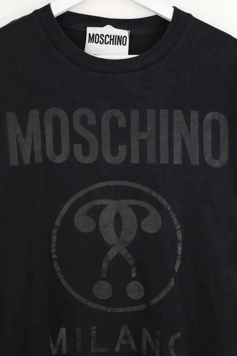 T-shirt Moschino Noir en Coton