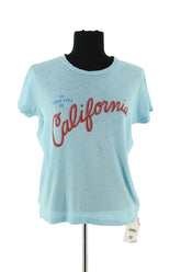 T-shirt Mother Bleu en Coton, taille S - Seconde Main