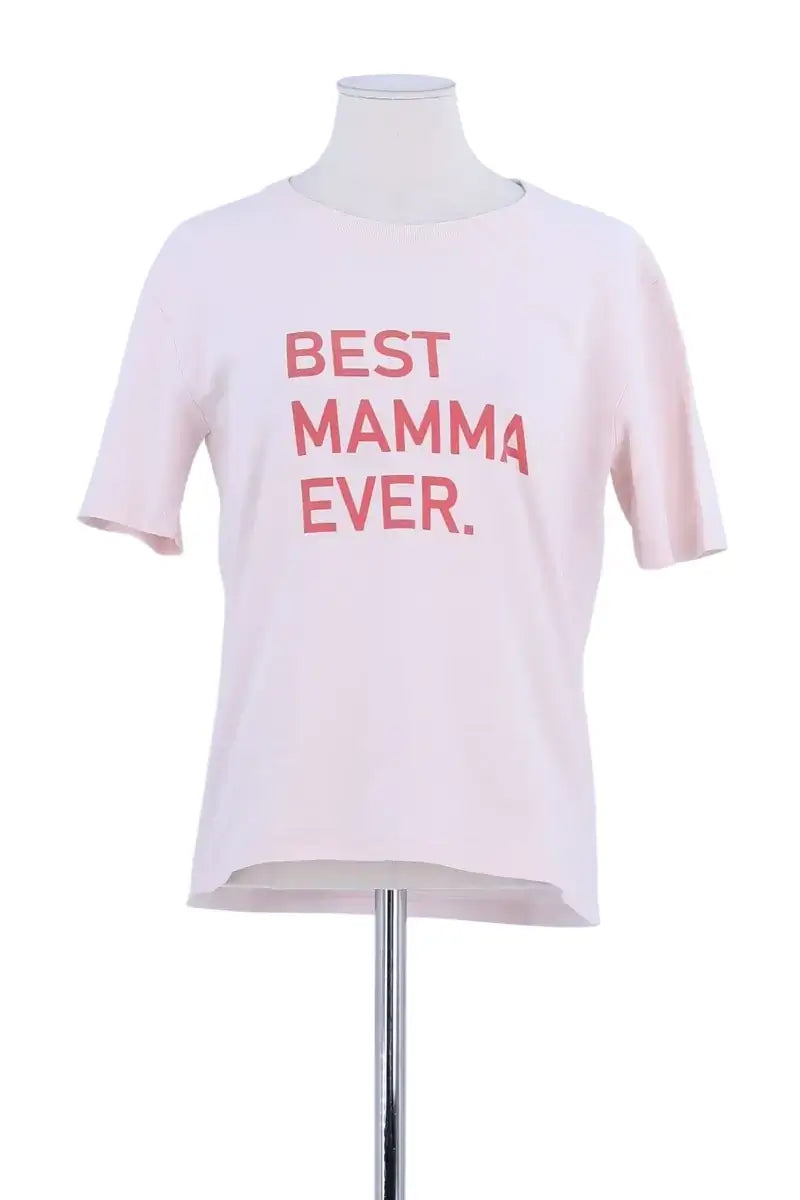 T-shirt Mumday Mornings Rose en Coton, taille S - Seconde Main