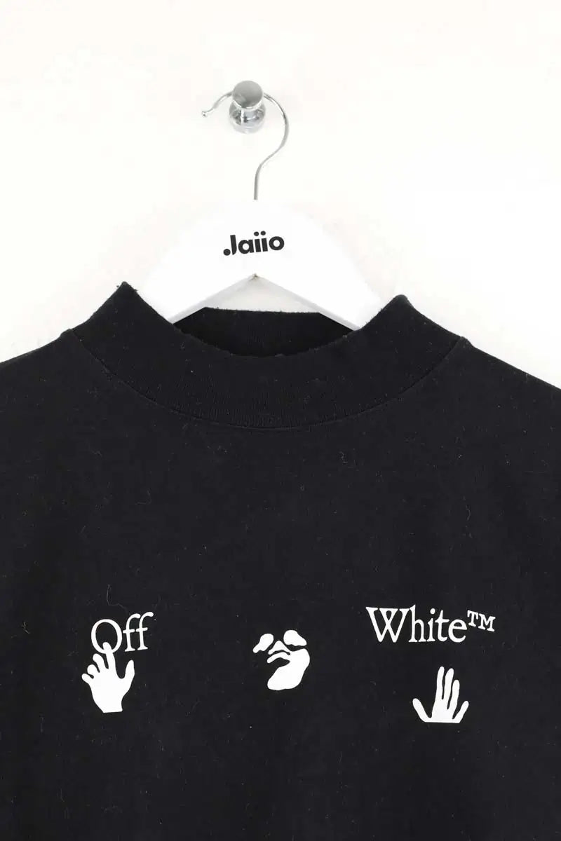 T-shirt Off White Noir en Coton