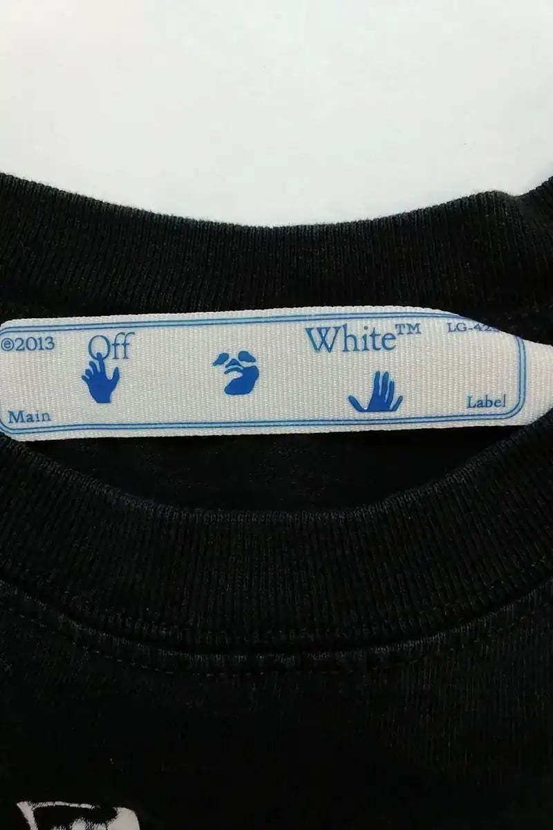 T-shirt Off White Noir en Coton