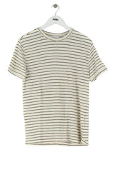 T-shirt Officine Générale Beige en Lin, taille XS - Seconde Main