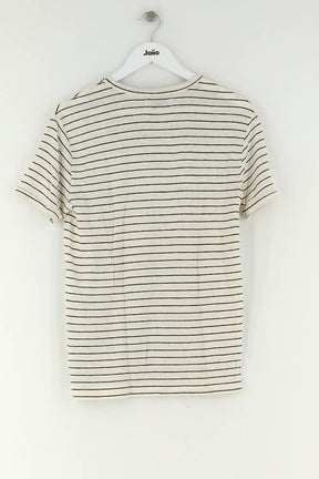 T-shirt Officine Générale Beige en Lin