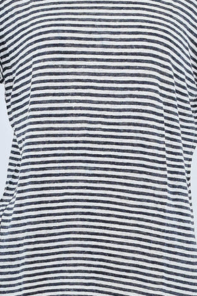 T-shirt Officine Générale Blanc en Lin