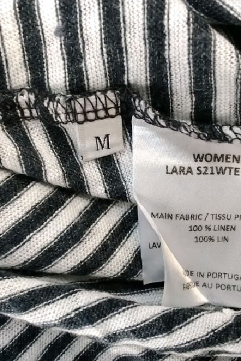 T-shirt Officine Générale Blanc en Lin