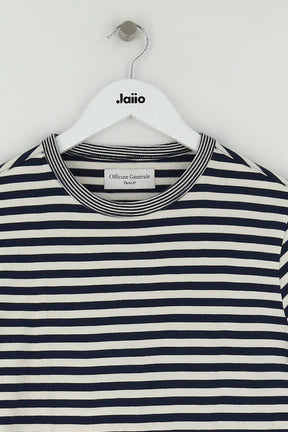 T-shirt Officine Générale Bleu en Coton