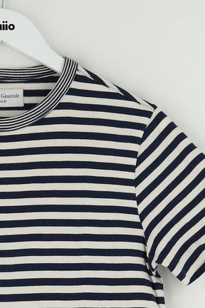 T-shirt Officine Générale Bleu en Coton