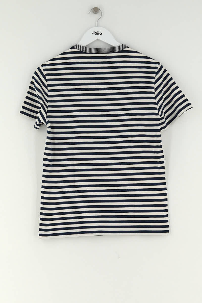 T-shirt Officine Générale Bleu en Coton