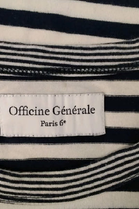 T-shirt Officine Générale Bleu en Coton