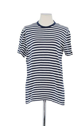 T-shirt Officine Générale Marine en Coton, taille XS - Seconde Main