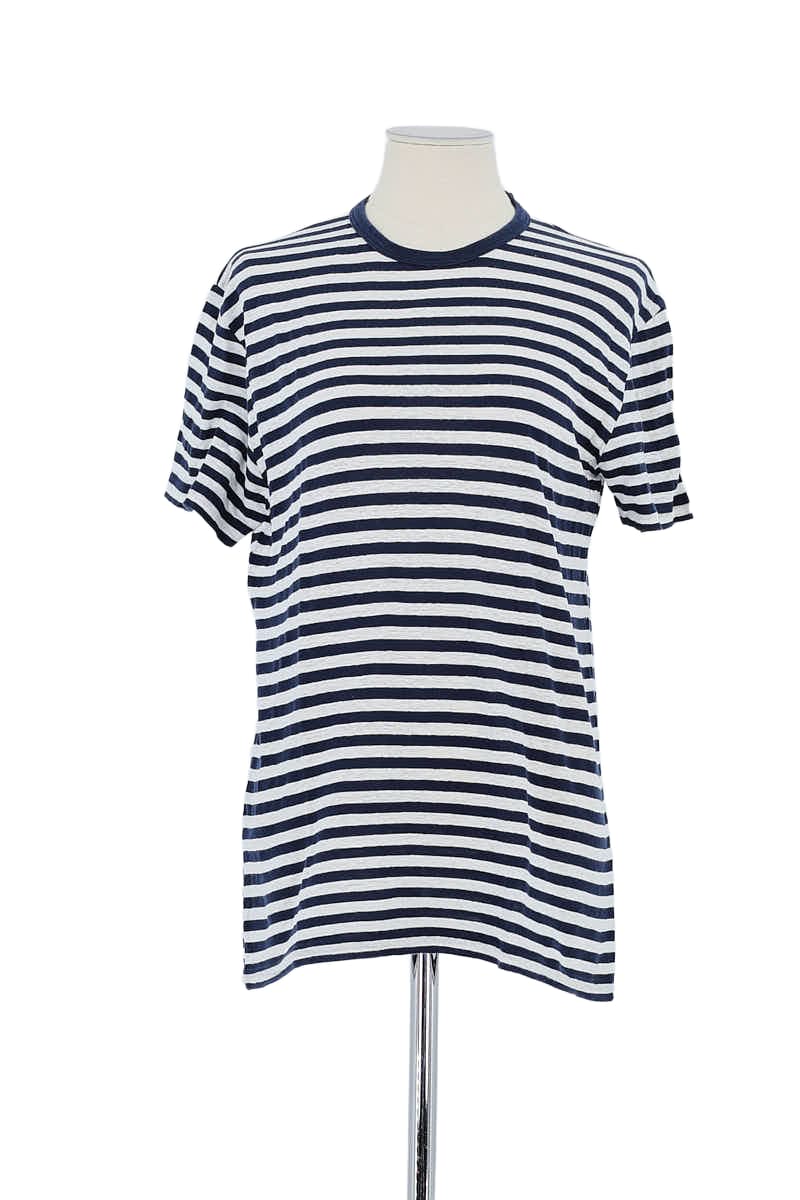 T-shirt Officine Générale Marine en Coton, taille XS - Seconde Main