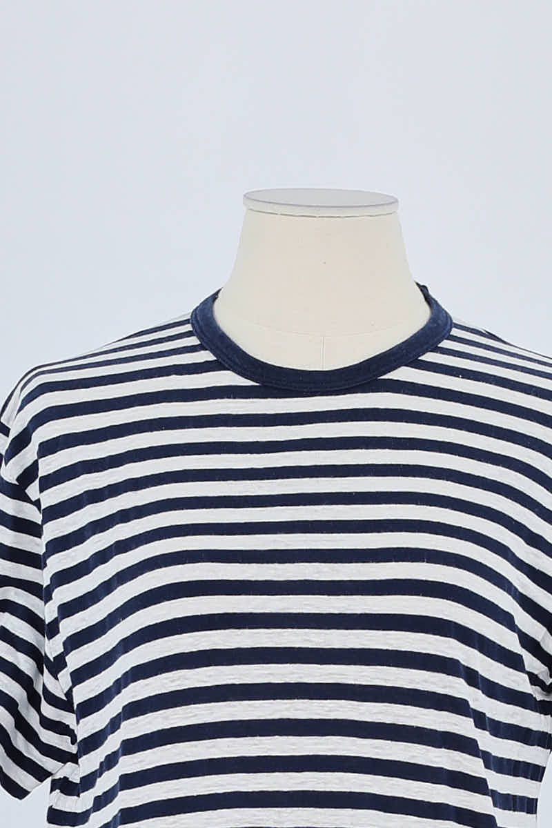 T-shirt Officine Générale Marine en Coton