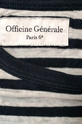 T-shirt Officine Générale Marine en Coton