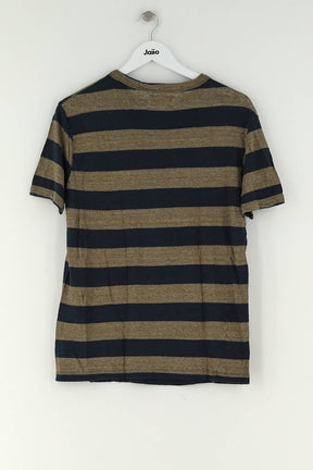 T-shirt Officine Générale Marron en Lin