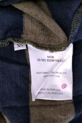 T-shirt Officine Générale Marron en Lin