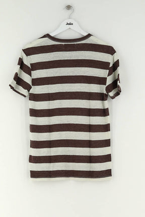 T-shirt Officine Générale Marron en Lin