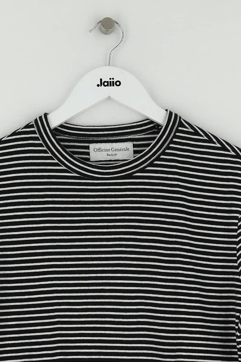 T-shirt Officine Générale Noir en Coton