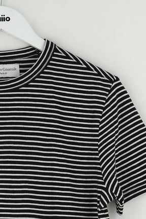 T-shirt Officine Générale Noir en Coton