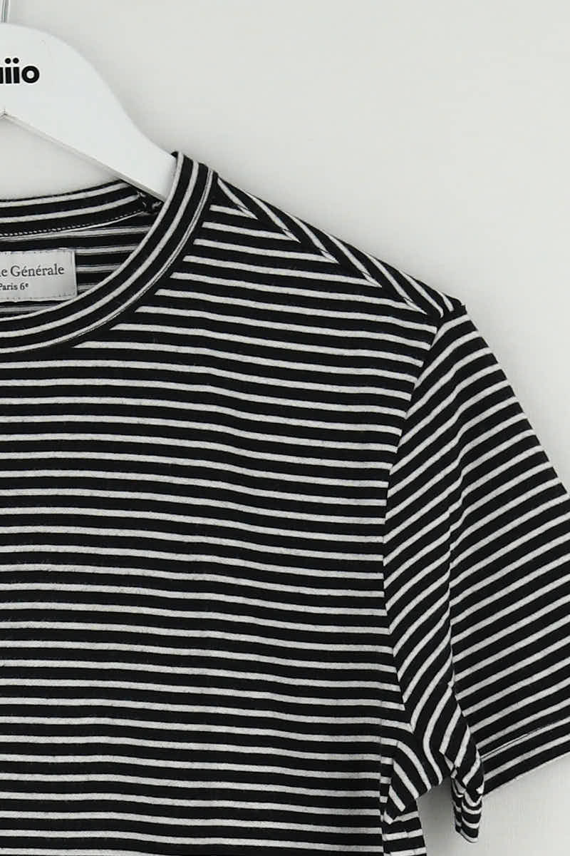 T-shirt Officine Générale Noir en Coton