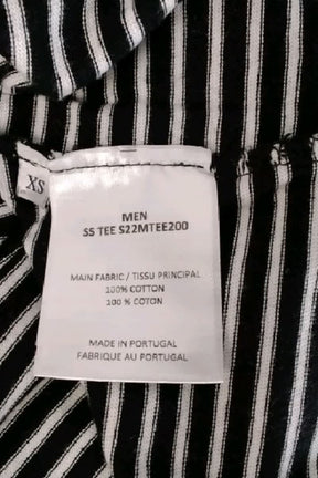 T-shirt Officine Générale Noir en Coton