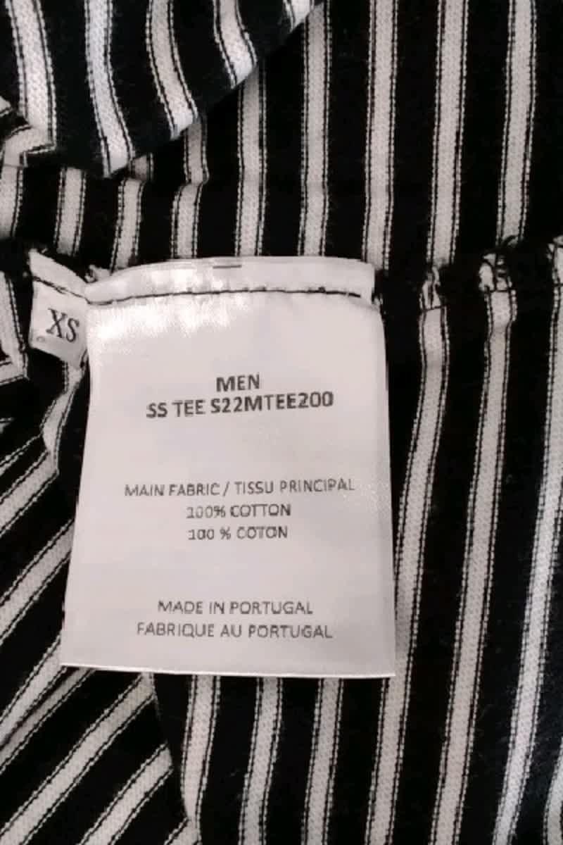 T-shirt Officine Générale Noir en Coton