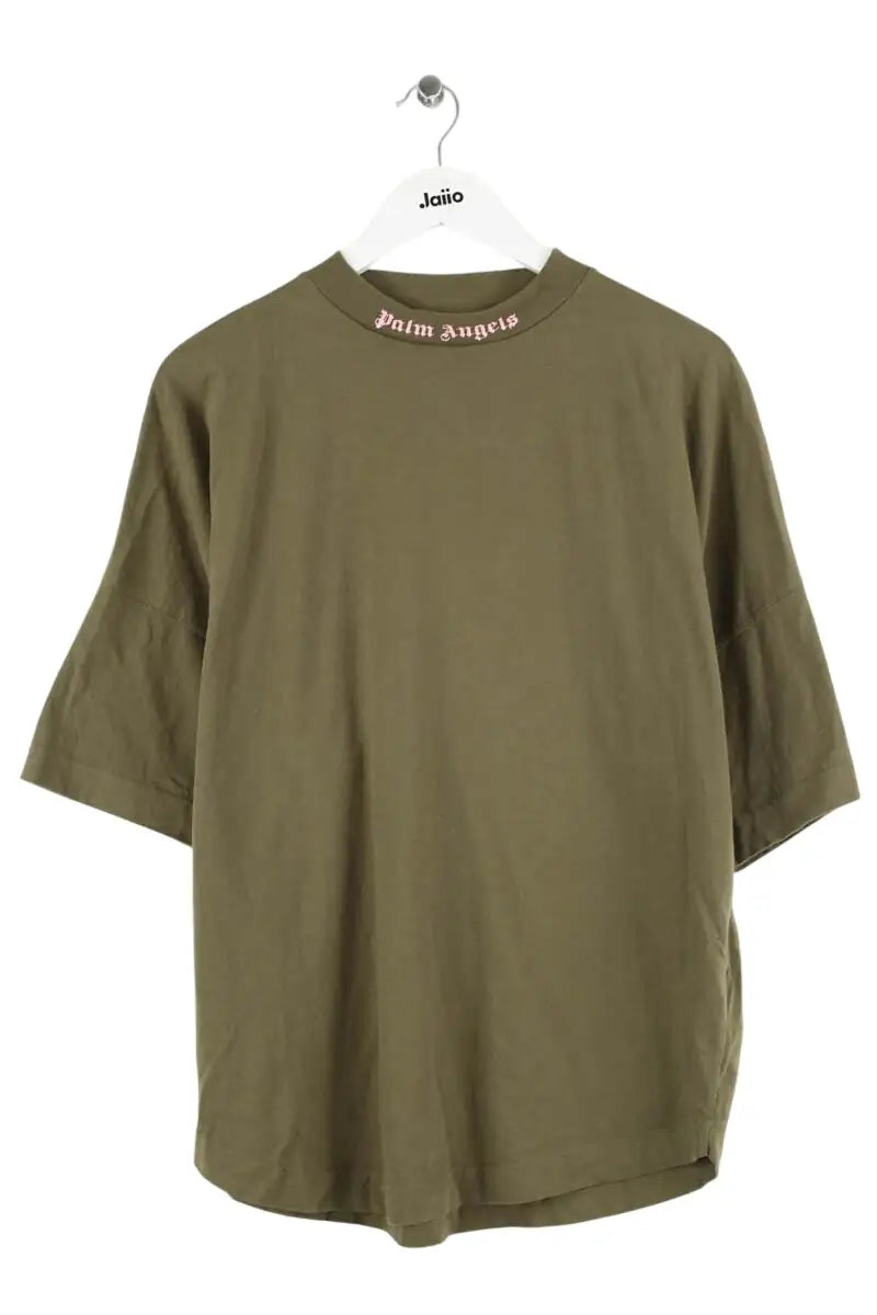T-shirt Palm Angels Kaki en Coton, taille XS - Seconde Main