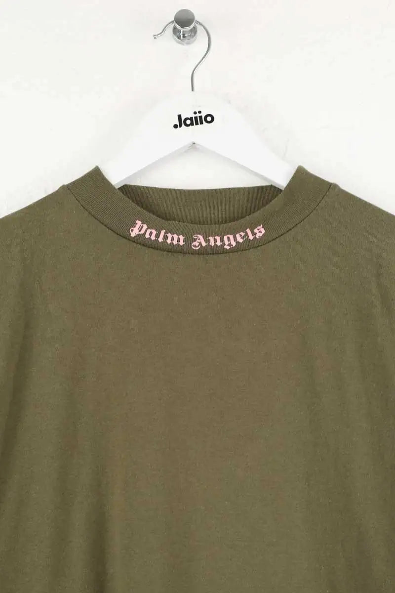 T-shirt Palm Angels Kaki en Coton