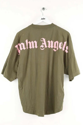 T-shirt Palm Angels Kaki en Coton