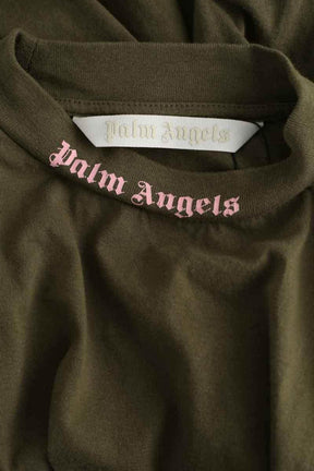 T-shirt Palm Angels Kaki en Coton