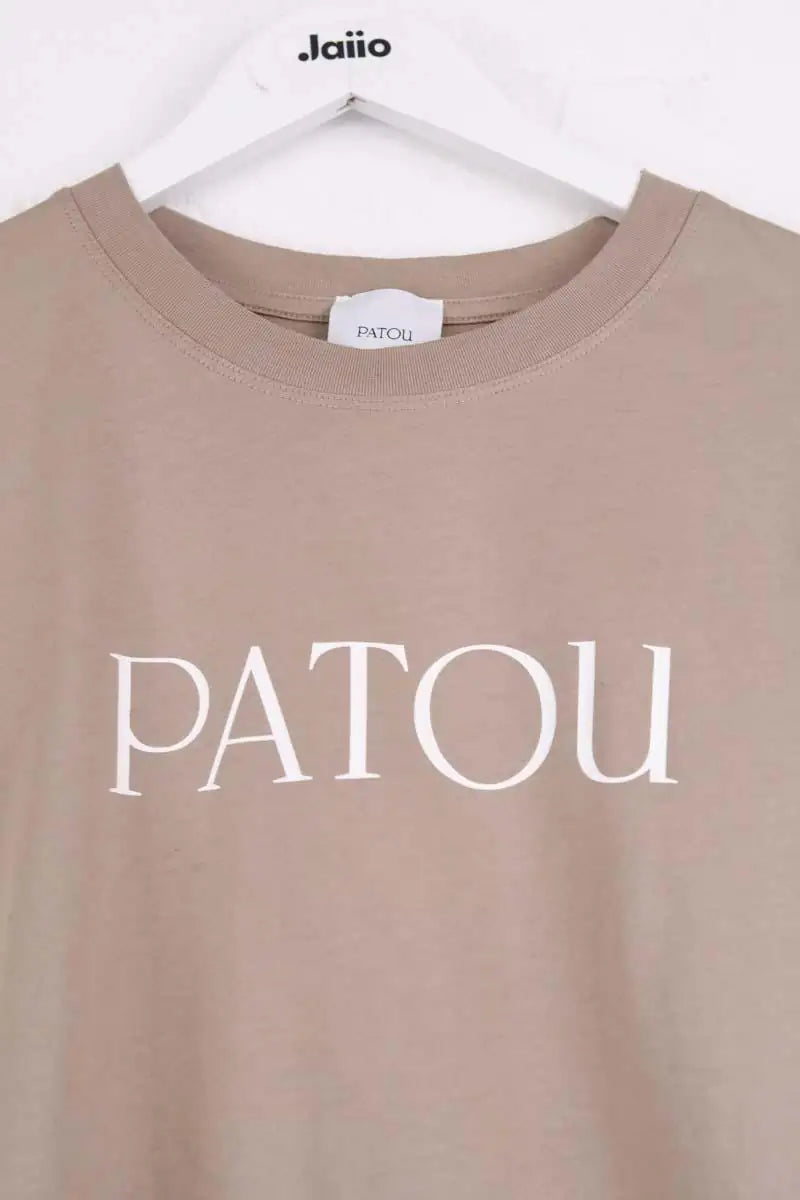 T-shirt Patou Marron en Coton