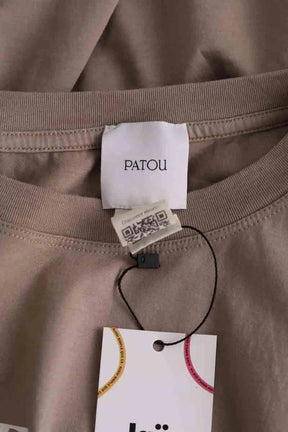 T-shirt Patou Marron en Coton