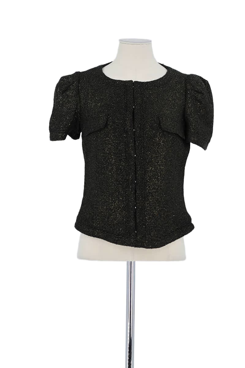 T-shirt Patrizia Pepe Noir en Laine, taille L - Seconde Main