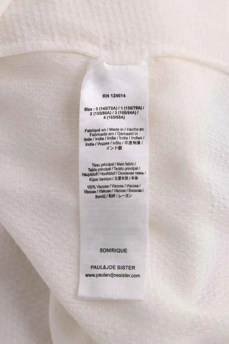 T-shirt Paul & Joe Blanc en Viscose