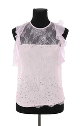T-shirt Pinko Rose en Synthétique, taille XS - Seconde Main