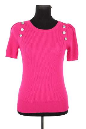 T-shirt Pinko Rose en Viscose, taille M - Seconde Main