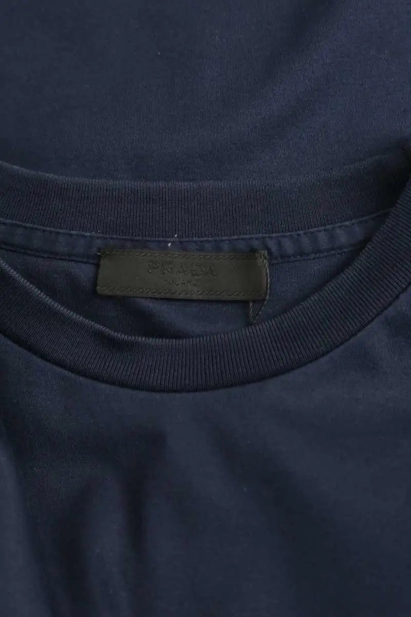 T-shirt Prada Marine en Coton