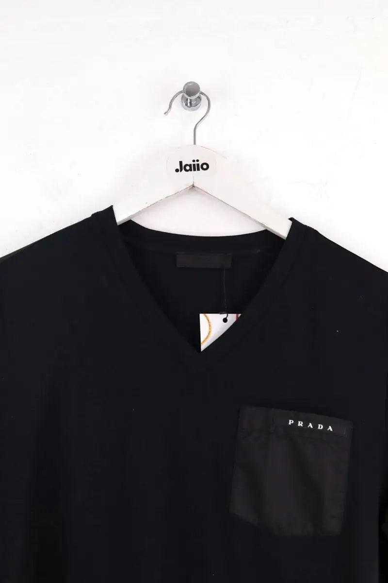 T-shirt Prada Noir en Coton