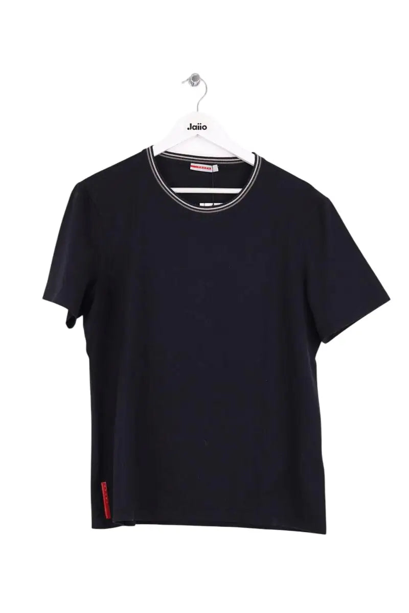 T-shirt Prada Noir en Coton, taille XXL - Seconde Main