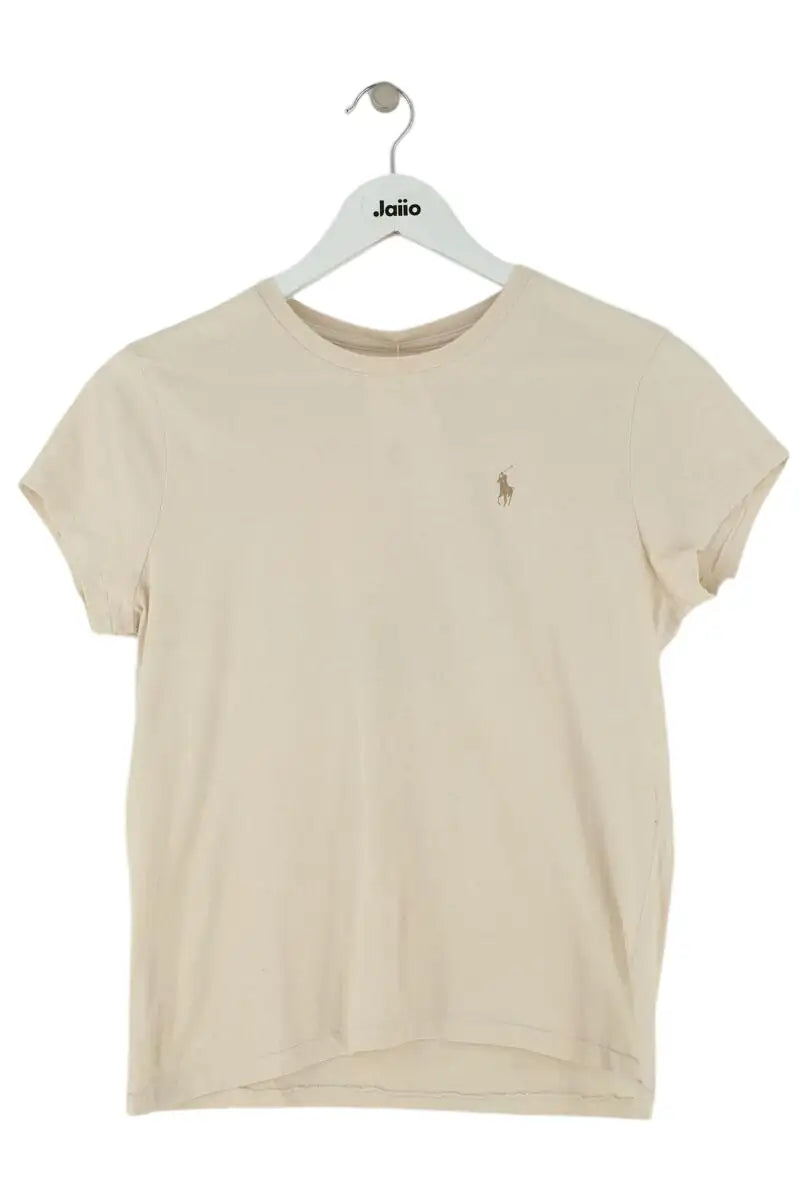 T-shirt Ralph Lauren Beige en Coton, taille S - Seconde Main