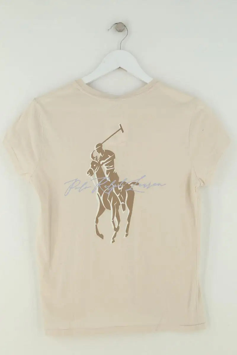 T-shirt Ralph Lauren Beige en Coton