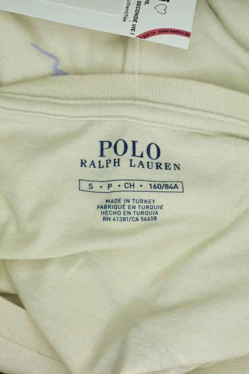 T-shirt Ralph Lauren Beige en Coton