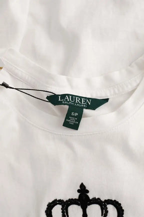 T-shirt Ralph Lauren Blanc en Coton