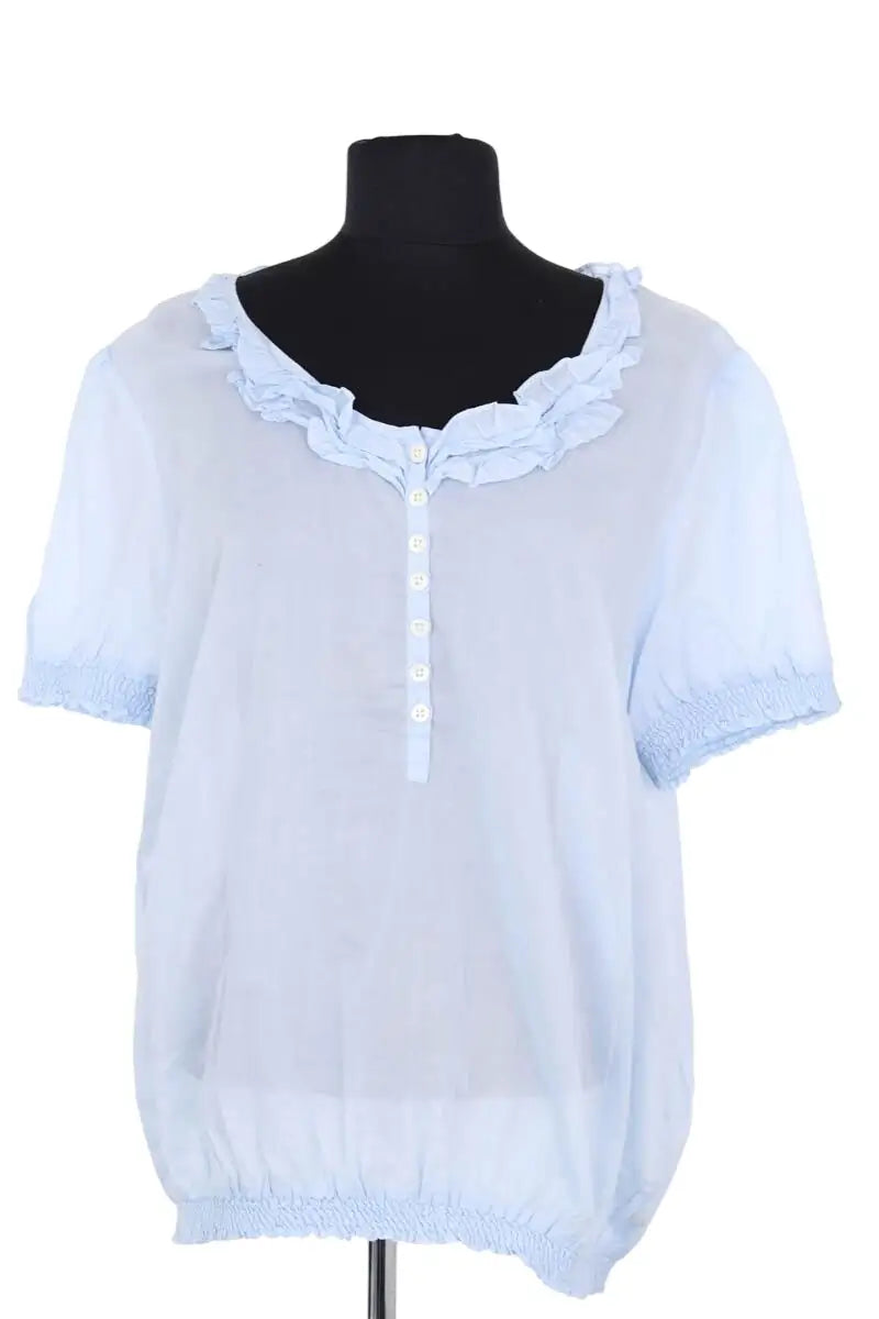 T-shirt Ralph Lauren Bleu en Coton, taille XL - Seconde Main
